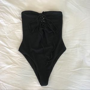 Black One Piece Swimsuit